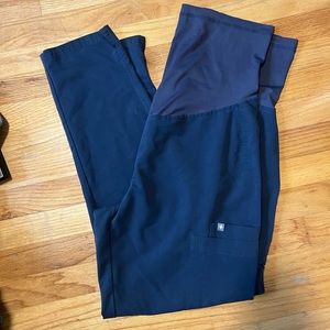 Figs brand Grey maternity scrub pants